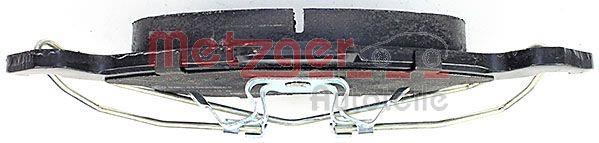 Jeu de 4 plaquettes de frein METZGER ref. 1170038